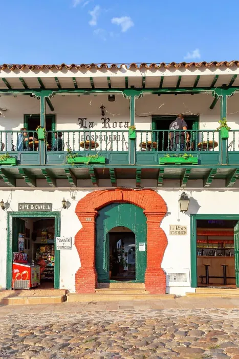 Framed Print : Colombia, Boyaca, Villa de Leyva, Typical Colonial Building Framed Print : Colombia, Boyaca, Villa de Leyva, Typical Colonial Building