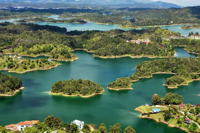 Framed Print : Colombia, Guatape, Reservoir Framed Print : Colombia, Guatape, Reservoir