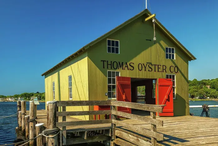 Framed Print : Connecticut, Mystic, Oyster shack at Mystic Seaport Framed Print : Connecticut, Mystic, Oyster shack at Mystic Seaport