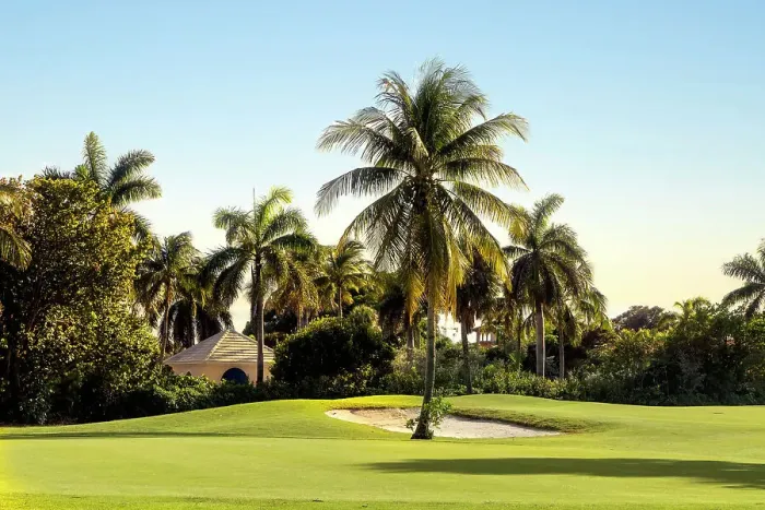 Framed Print : Florida, Boca Raton, Golf Course off of A1A Framed Print : Florida, Boca Raton, Golf Course off of A1A
