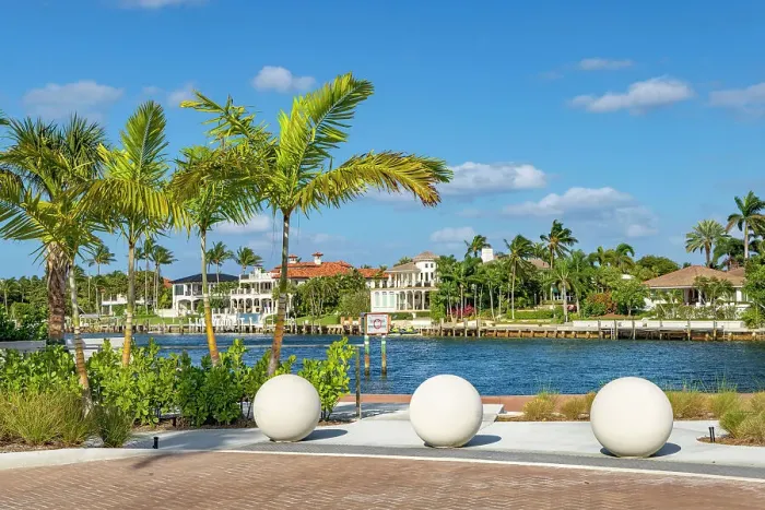 Framed Print : Florida, Boca Raton, Park overlooking intercoastal Framed Print : Florida, Boca Raton, Park overlooking intercoastal