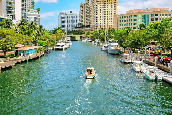 Framed Print : Florida, Fort Lauderdale, River Framed Print : Florida, Fort Lauderdale, River