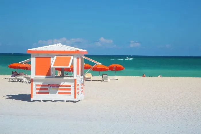 Framed Print : Florida, Miami, South Beach Station at South Miami Beach Framed Print : Florida, Miami, South Beach Station at South Miami Beach