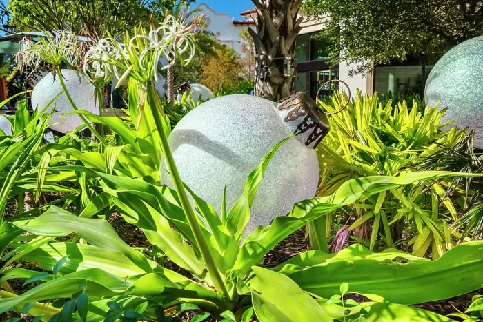 Framed Print : Florida, Orlando, Disney Springs, giant Christmas ball Framed Print : Florida, Orlando, Disney Springs, giant Christmas ball