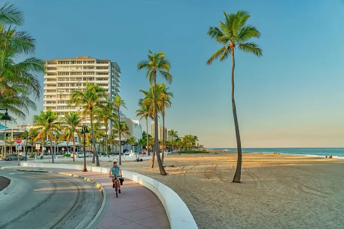 Framed Print : Florida, South Florida, Fort Lauderdale Beach near Las Olas Framed Print : Florida, South Florida, Fort Lauderdale Beach near Las Olas