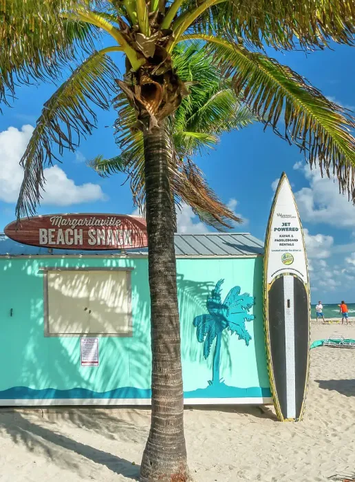 Framed Print : Florida, South Florida, Hollywood Beach, Margaritaville Beach Shack Framed Print : Florida, South Florida, Hollywood Beach, Margaritaville Beach Shack