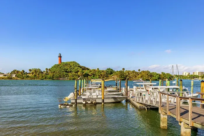 Framed Print : Florida, South Florida, Jupiter, Inlet Light