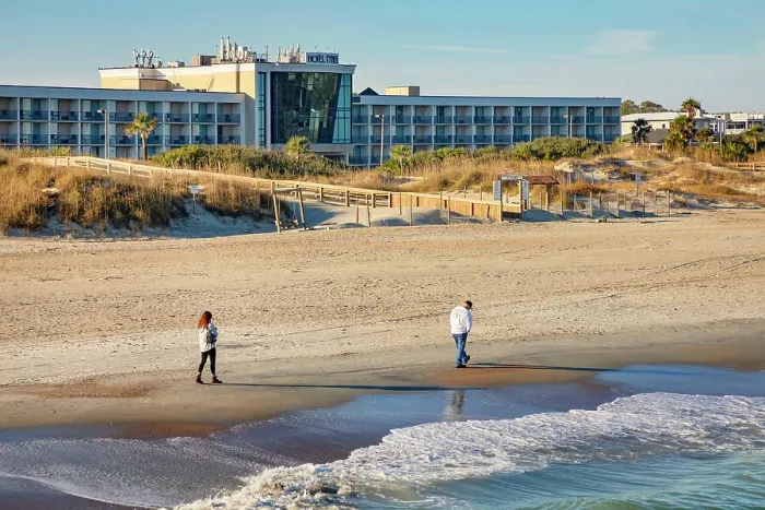 Framed Print : Georgia, Tybee Island, Tybee Beach, Tybee Hotel Framed Print : Georgia, Tybee Island, Tybee Beach, Tybee Hotel