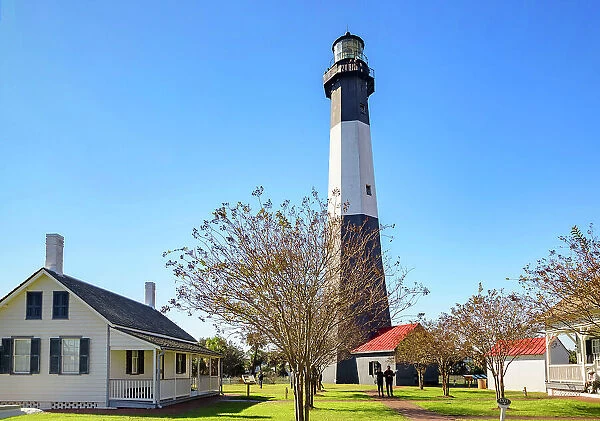 Georgia, Tybee Island, Tybee Island Light Station & Museum, Tybee Lighthouse
