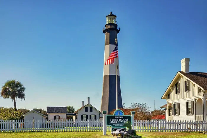 Framed Print : Georgia, Tybee Island, Tybee island Light Station, Lighthouse Framed Print : Georgia, Tybee Island, Tybee island Light Station, Lighthouse