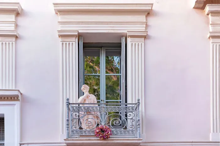 Framed Print : Greece, Athens, Window Balcony in Plaka neighborhood Framed Print : Greece, Athens, Window Balcony in Plaka neighborhood