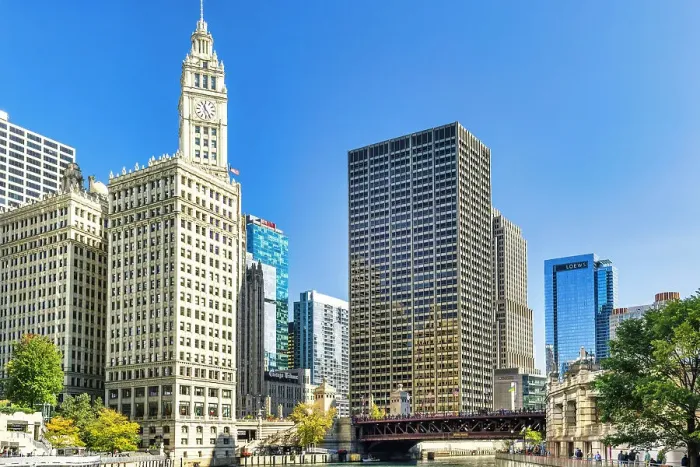 Framed Print : Illinois, Chicago, Clock Tower at Wrigley Building Framed Print : Illinois, Chicago, Clock Tower at Wrigley Building