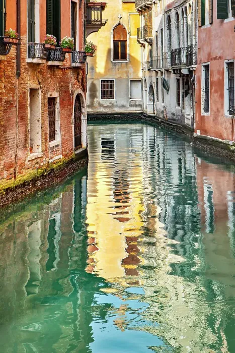Framed Print : Italy, Veneto, Venice, Typical architecture and canal Framed Print : Italy, Veneto, Venice, Typical architecture and canal