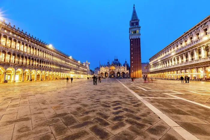 Framed Print : Italy, Venice, Saint Mark's Square with the Basilica