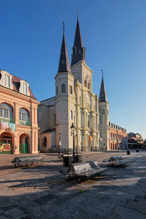 Framed Print : Louisiana, New Orleans, Jackson Square, Saint Louis Cathedral Framed Print : Louisiana, New Orleans, Jackson Square, Saint Louis Cathedral