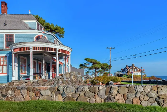 Framed Print : Main, Kennebunk Beach House Framed Print : Main, Kennebunk Beach House