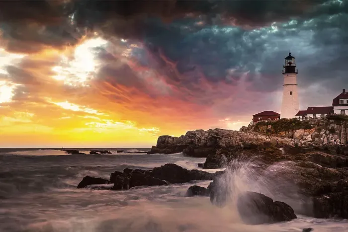 Framed Print : Maine, Cape Elizabeth, Portland Head Light Framed Print : Maine, Cape Elizabeth, Portland Head Light