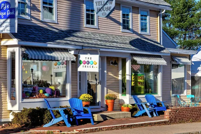 Framed Print : Maine, Kennebunk, Store Front