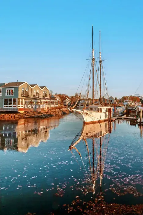 Framed Print : Maine, Kennebunkport, Marina Scene Framed Print : Maine, Kennebunkport, Marina Scene