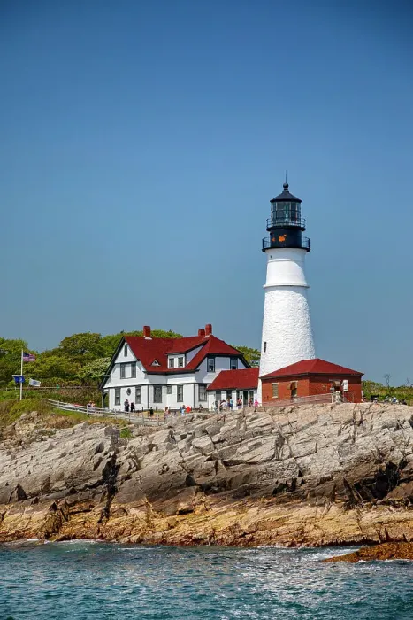 Framed Print : Maine, Portland, Atlantic Ocean, New England, Cape Elizabeth Lighthouse, Portland Head Light at Cape Elizabeth Framed Print : Maine, Portland, Atlantic Ocean, New England, Cape Elizabeth Lighthouse, Portland Head Light at Cape Elizabeth