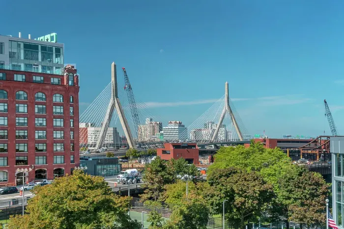 Framed Print : Massachusetts, Boston, Leonard P. Zakim Bunker Hill Memorial Bridge Framed Print : Massachusetts, Boston, Leonard P. Zakim Bunker Hill Memorial Bridge