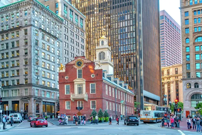 Framed Print : Massachusetts, Boston, Old State House Museum Framed Print : Massachusetts, Boston, Old State House Museum