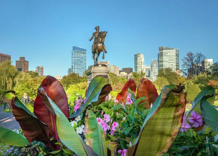 Framed Print : Massachusetts, Boston, Public Garden, statue of George Washington Framed Print : Massachusetts, Boston, Public Garden, statue of George Washington