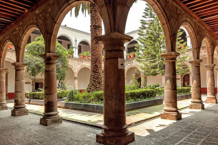 Framed Print : Mexico, Coyoacan, Convento de San Juan Bautista. Cloister Framed Print : Mexico, Coyoacan, Convento de San Juan Bautista. Cloister