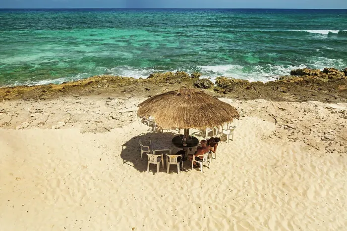 Framed Print : Mexico, Cozumel, Punta Sur, Freedom in Paradise Beach Framed Print : Mexico, Cozumel, Punta Sur, Freedom in Paradise Beach