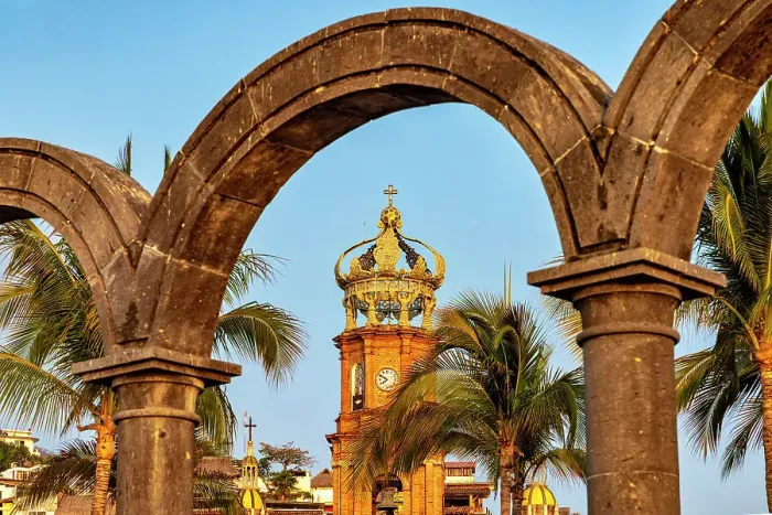 Framed Print : Mexico, Jalisco, Puerto Vallarta, Nuestra Senora de Guadalupe church