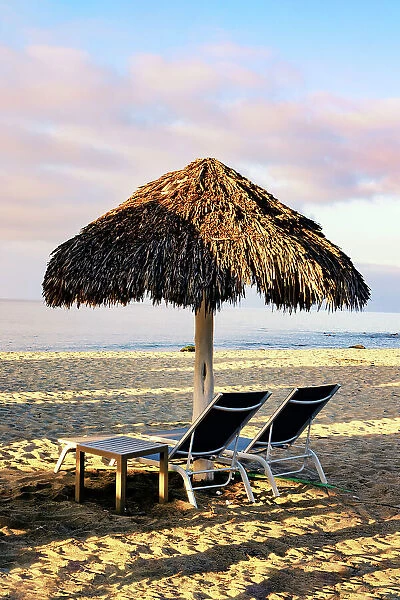 Mexico, Nayarit, Beach scene at La Manzanilla beach
