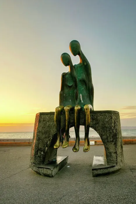 Framed Print : Mexico, Puerto Vallarta, La Nostalgia, a bronze sculpture on the Malecon, work of Jose Ramiz Barquet Framed Print : Mexico, Puerto Vallarta, La Nostalgia, a bronze sculpture on the Malecon, work of Jose Ramiz Barquet
