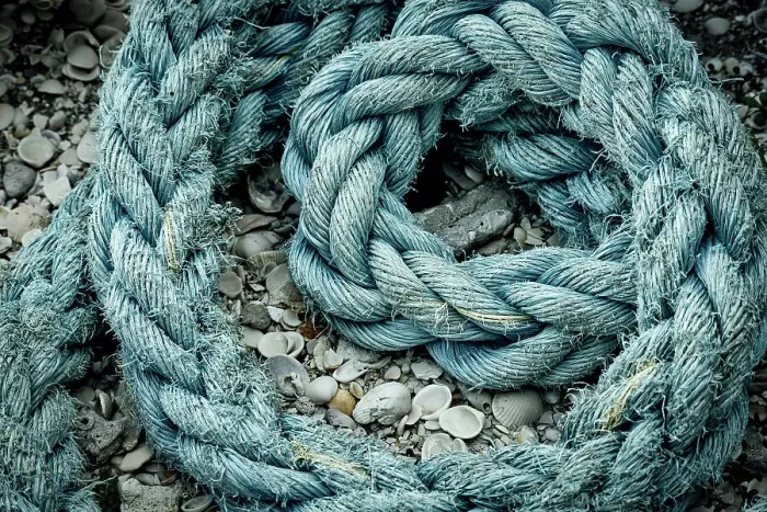 Framed Print : Nautical rope Framed Print : Nautical rope