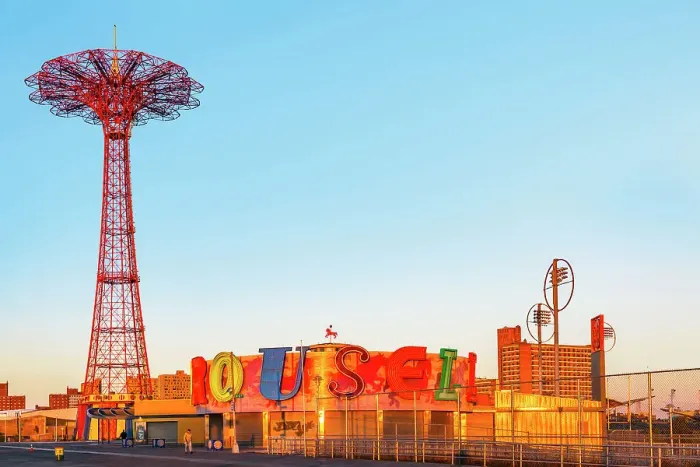 Framed Print : New York, Brooklyn, Coney Island Amusement Park Framed Print : New York, Brooklyn, Coney Island Amusement Park