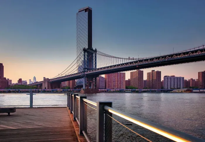 Framed Print : New York City, Brooklyn, Brooklyn Heights, Manhattan Bridge Framed Print : New York City, Brooklyn, Brooklyn Heights, Manhattan Bridge