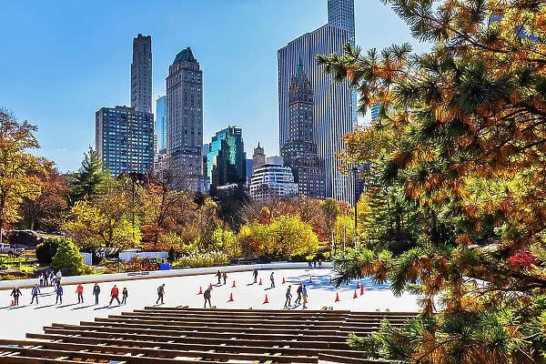 New York City, Central Park, Wollman Rink