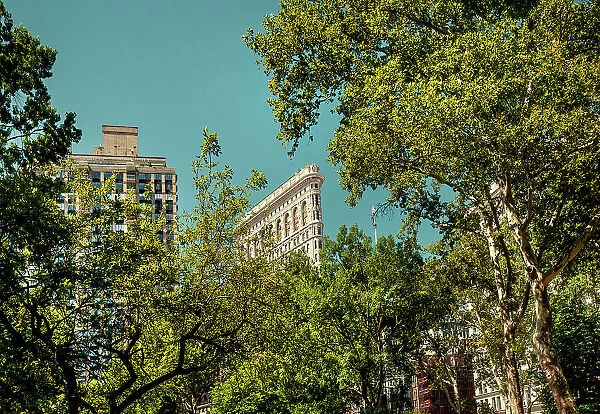 New York City, Flatiron Building from Madison Park
