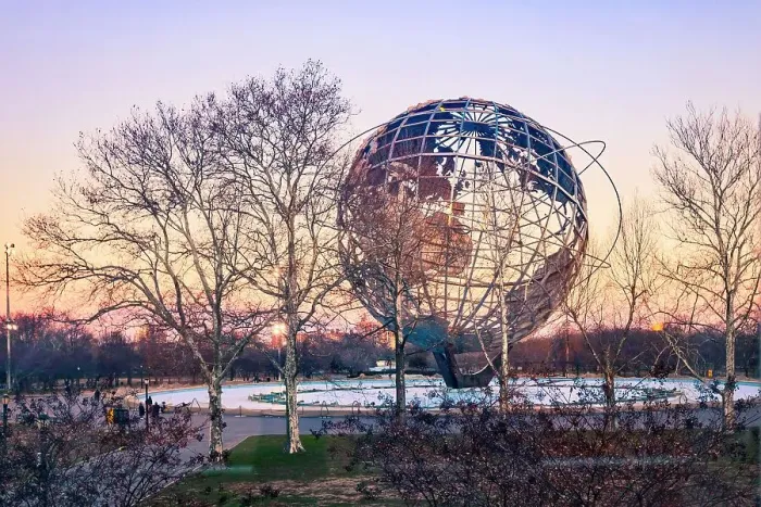 Framed Print : New York City, Flushing Meadows Park, Corona Park, Unisphere