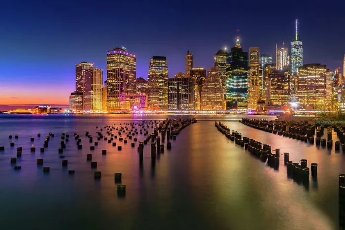 Framed Print : New York City, Lower Manhattan Framed Print : New York City, Lower Manhattan