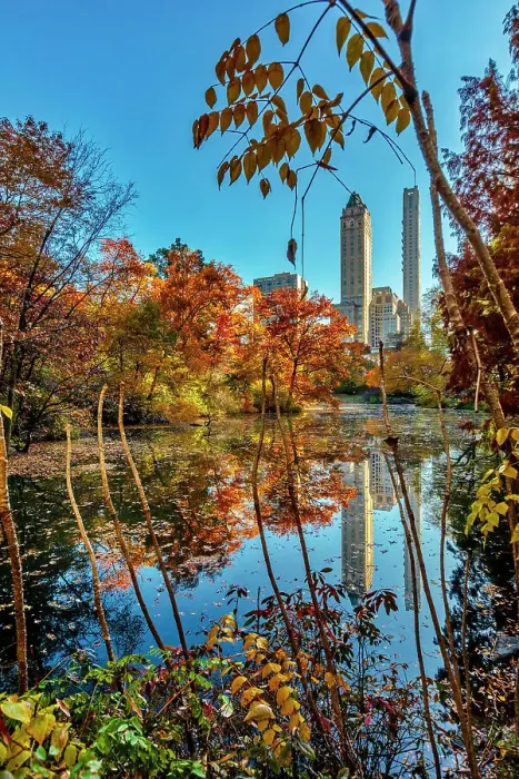 Framed Print : New York City, Manhattan, The Pierre Hotel viewed from Central Park Framed Print : New York City, Manhattan, The Pierre Hotel viewed from Central Park