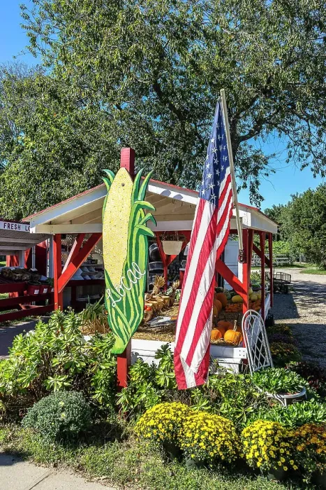Framed Print : New York, Long Island, Fresh Farm Stand in Amagansett
