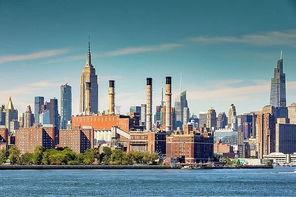 New York, New York City, Midtown Manhattan Skyline
