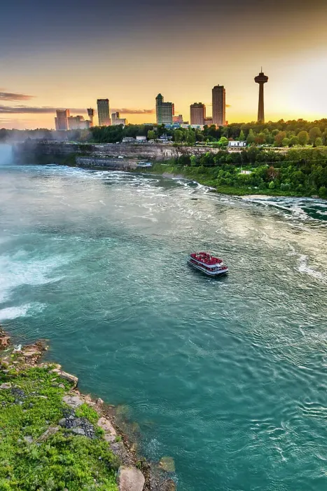 Framed Print : New York, Niagara Falls, Niagara Falls, Ontario Skyline Framed Print : New York, Niagara Falls, Niagara Falls, Ontario Skyline