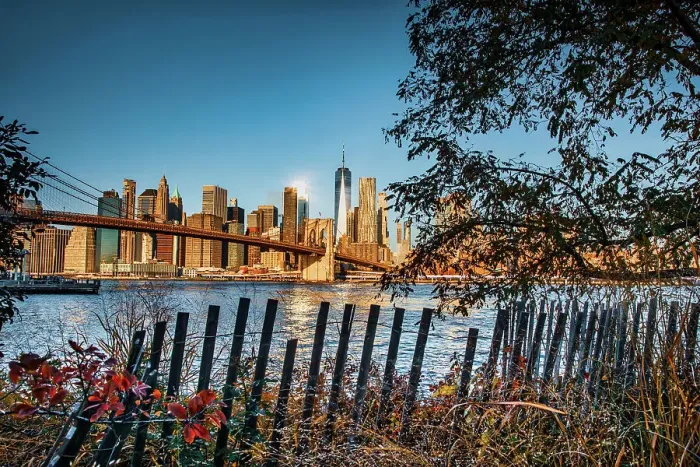 Framed Print : NY, NYC, Brooklyn, Brooklyn Bridge and Lower Manhattan in the background Framed Print : NY, NYC, Brooklyn, Brooklyn Bridge and Lower Manhattan in the background
