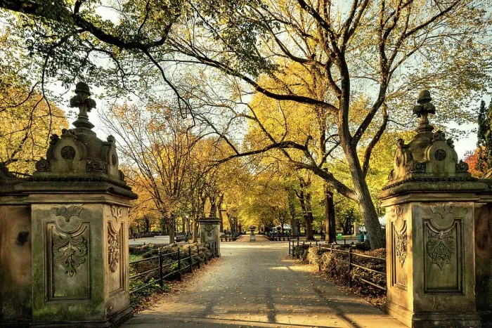 Framed Print : NY, NYC, Central Park Mall, path Framed Print : NY, NYC, Central Park Mall, path