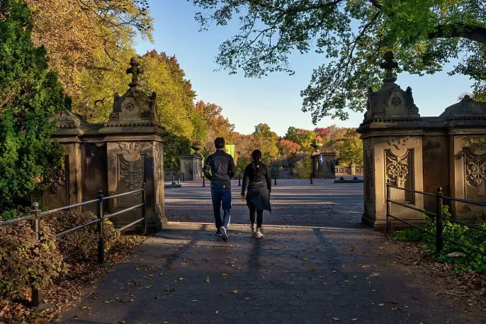 Framed Print : NY, NYC, Central Park, path leading to Bethesda Fountain Framed Print : NY, NYC, Central Park, path leading to Bethesda Fountain