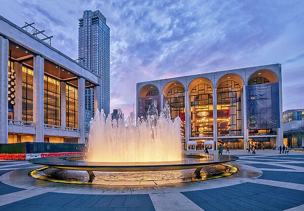 NY, NYC, Manhattan, Lincoln Center for the Performing Arts, Revson Fountain