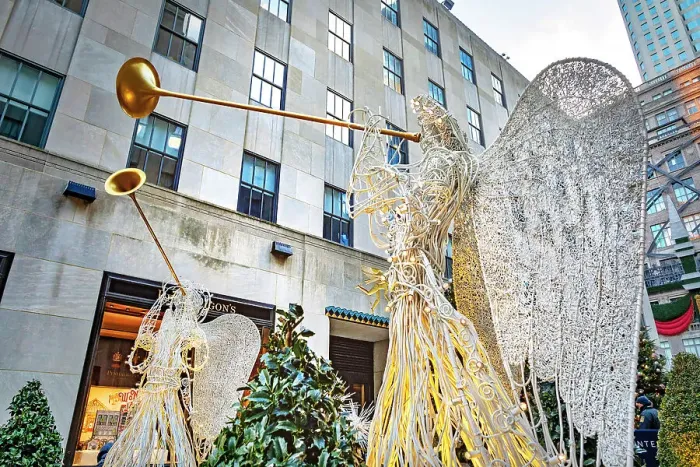 Framed Print : NYC, Rockefeller Center, Christmas Angels Framed Print : NYC, Rockefeller Center, Christmas Angels