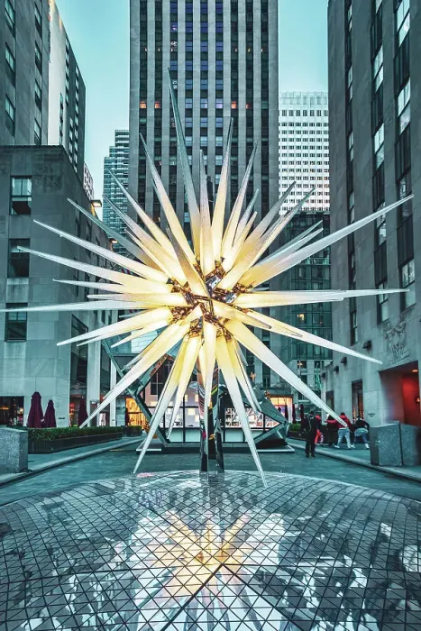 Framed Print : NYC, Rockefeller Center Christmas, Swarovski Star Framed Print : NYC, Rockefeller Center Christmas, Swarovski Star