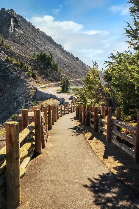 Framed Print : Oregon, Crater Lake, Walkway Framed Print : Oregon, Crater Lake, Walkway